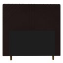 Ver imagem 1 de Cabeceira Cama Box Casal King Size Lisboa 195cm Marrom