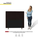 Ver imagem 2 de Cabeceira Cama Box Casal King Size Lisboa 195cm Marrom