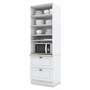 Ver imagem 5 de Torre Quente de 1 Forno 2 Portas 2 Gavetas Emily Henn - Branco Fosco/calcare