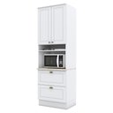 Ver imagem 3 de Torre Quente de 1 Forno 2 Portas 2 Gavetas Emily Henn - Branco Fosco/calcare