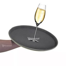 Kit 4 Peças Bandeja Profissional Emborrachada Antiderrapante para Servir Festa Restaurante Garçom 40 - 3