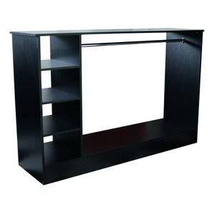 Balcão Expositor Central Cabideiro Arara Loja 1,50m G1 Preto Cód.406