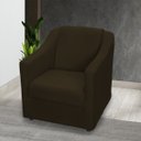 Ver imagem 2 de Kit 4 Poltronas Decorativas para Sala de Espera Recepção Escritório Consultório Suede