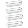 Organizador Modular Pote Transparente Grande Kit 4 Peças Acrimet Ref. 972.0 - 1