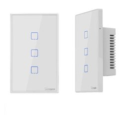 Interruptor Wifi Sonoff T0 Us3C 3 Botões Touch Automação - 2