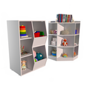 Ver imagem 2 de Cantoneira Jade + Organizador de Brinquedos Mirela 100% mdf