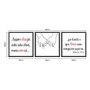Ver imagem 5 de QUADRO 30X30CM 3PÇS CASAL NAMORO DEUS UNIU M.P VID