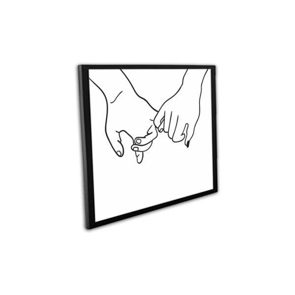 QUADRO 30X30CM 3PÇS CASAL NAMORO DEUS UNIU M.P VID - 4