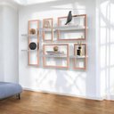 Ver imagem 1 de Conjunto 6 Prateleiras Industrial Branco/cobre - Pleno