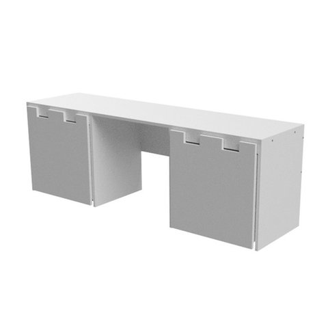 Mesa Infantil com 2 baús Castelo 100% MDF