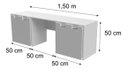 Ver imagem 3 de Mesa Infantil com 2 baús Castelo 100% MDF