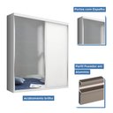 Ver imagem 7 de Guarda Roupa Solteiro 2 Portas de Correr 2 Gavetas e 3 Espelhos Salvador Plus Minastex