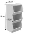 Ver imagem 4 de Organizador de Brinquedos Zian 100% Mdf