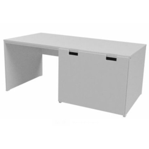 Rack Infantil com 1 Baú Castelo 100% Mdf