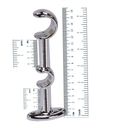 Ver imagem 2 de 3 Suportes duplos Varão Varal 28 / 19 mm com ponteiras