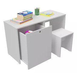 Organizador Mesa, Banco e Baú 100% Mdf - 2