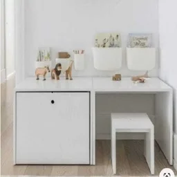 Organizador Mesa, Banco e Baú 100% Mdf - 1