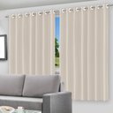 Ver imagem 2 de Cortina Blackout Bege C- Ilhos - 280x250cm
