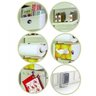 5 em 1 Porta Multiuso Papel Toalha Pvc Aluminio Porta Rolos Magnetico de Geladeira Tempero Gancho - 2