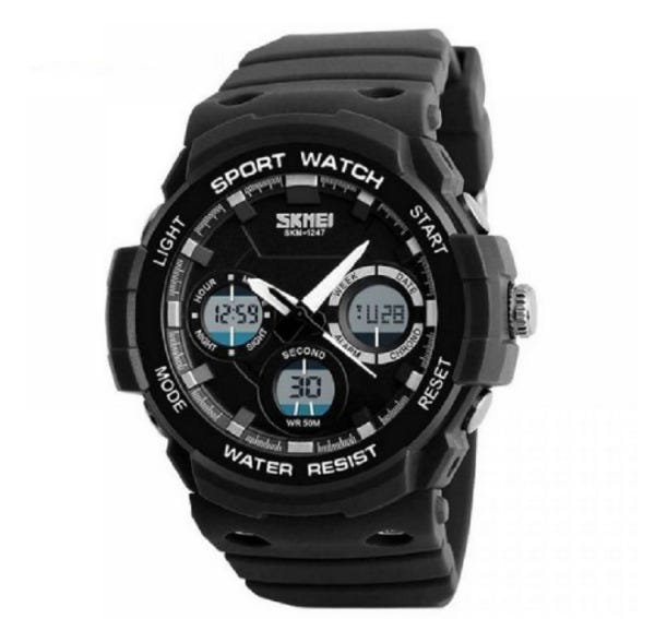 Relógio Masculino Skmei Anadigi 1247 Preto - 1