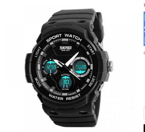 Relógio Masculino Skmei Anadigi 1247 Preto - 2