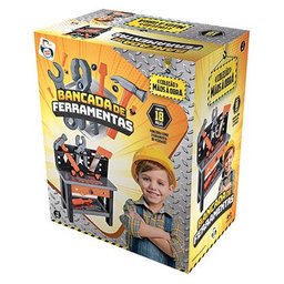 Bancada Mesa De Ferramentas Brinquedo Infantil Didático - 3