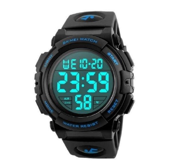 RELÓGIO MASCULINO SKMEI DIGITAL 1258 - PRETO E AZUL - 2