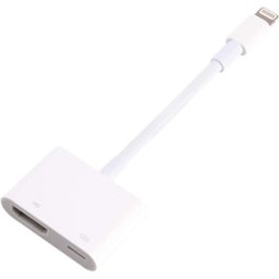 Adaptador de Lightning Av Digital Iphone Ipad Ipod na Tv Hdmi 1080p Hd - Branco - 2