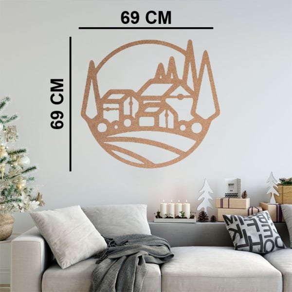 Painel Vazado Casas MDF Tamanho G - 1