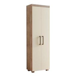 Sapateira Turim Multiuso 2 Portas Amêndoa Off White - 1