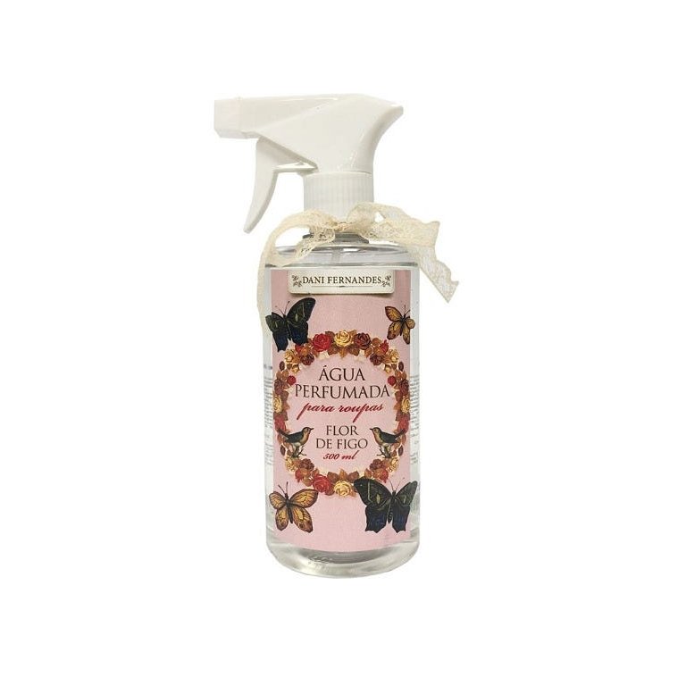 Água Perfumada para facilitar na hora de passar Roupas Dani Fernandes Aroma Flor de Figo 500ml