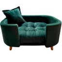 Ver imagem 1 de Sofá Caminha Grande Porte Pet Luxo em Sued Premium:verde Musgo