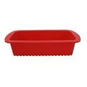 Ver imagem 2 de 2 Formas De Pão Bolo Retangular Em Silicone 26,5x13x6,5 Cm - Vermelho