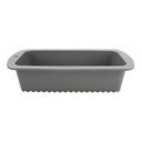 Ver imagem 3 de 2 Formas De Pão Bolo Retangular Em Silicone 26,5x13x6,5 Cm - Cinza