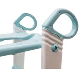 Assento Infantil com Redutor para Vaso Sanitário com Escada - Azul Aço - 5