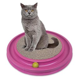 Acessórios Gatos Cama Fonte Bivolt Arranhador Banheiro Rosa - 2