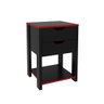 Gaveteiro Gamer Multimóveis CR25058 Preto/Vermelho - 4