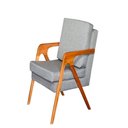 Ver imagem 1 de Poltrona Decorativa Mona Luxo Dora Bela Cor Cinza Linho