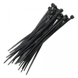 Abraçadeira de Nylon Preto 50 Uni Cinta Plastica Enforca Gato 370mm x 7mm - 2