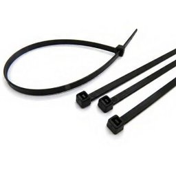 Abraçadeira de Nylon Preto 50 Uni Cinta Plastica Enforca Gato 370mm x 7mm - 1