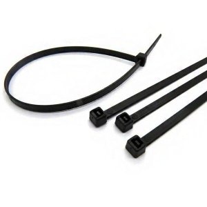 Abraçadeira de Nylon Preto 50 Uni Cinta Plastica Enforca Gato 370mm x 7mm