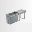 Ver imagem 1 de Lixeira Dupla Deslizante 02 Baldes 30 Litros 245 x 480 x 385 mm Hafele