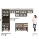 Ver imagem 4 de Cozinha Compacta 100% MDF 5 Peças Lora Casa 812