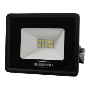 Refletor LED 10W Bivolt 3000K Branco Quente IP65 Blumenau