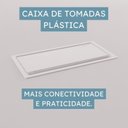 Ver imagem 7 de Conjunto Estação de Trabalho 3 Lugares com Armário Branco Yescasa