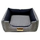 Ver imagem 2 de Cama Quadrada para Cachorro ou Gato Luppet Preto Vime Gg