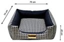 Ver imagem 3 de Cama Quadrada para Cachorro ou Gato Luppet Preto Vime Gg