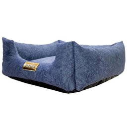 Cama Quadrada Para Cachorro Ou Gato Luppet Azul Petróleo GG - 4