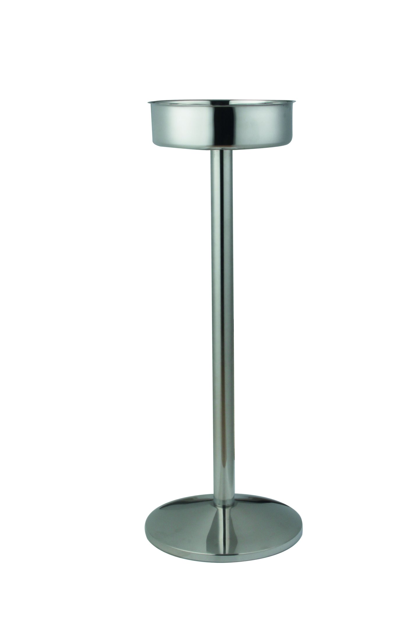 Suporte Pedestal Balde de Gelo Champanhe Inox