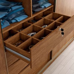 Guarda Roupa Casal com Espelho 2 Portas de Correr Mdf Luminum Belmax:freijó - 6